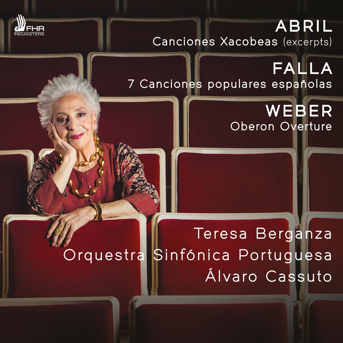CD cover featuring portrait of Teresa Berganza, composers listed.