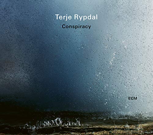 Album cover with "Terje Rypdal" and "Conspiracy" text on a wet glass surface background.