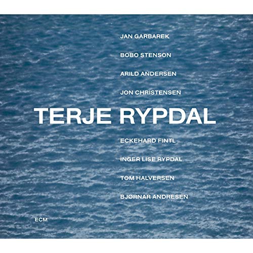 CD cover for Terje Rypdal album with blue water texture and white text.