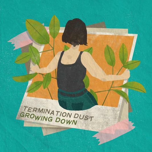 Vinyl album cover: woman with outstretched arms amidst green foliage.