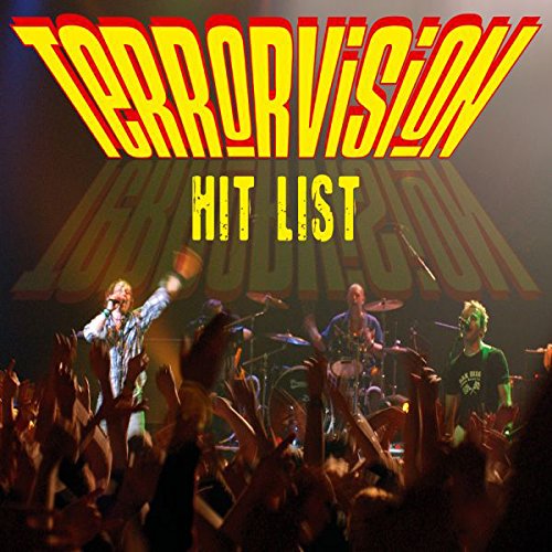 "Terrorvision album cover featuring a band performing on stage to a crowd."