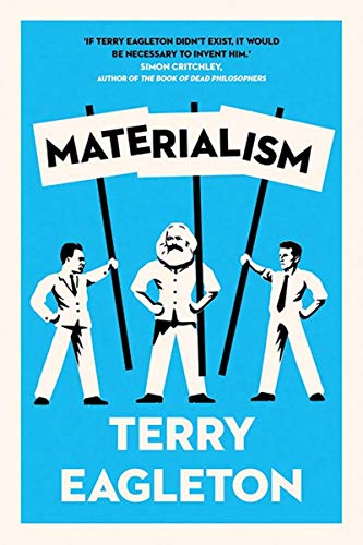 Book cover for "Materialism" by Terry Eagleton, with illustrated figures.