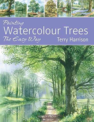 Book cover showing a watercolor landscape painting of trees and a river by Terry Harrison.