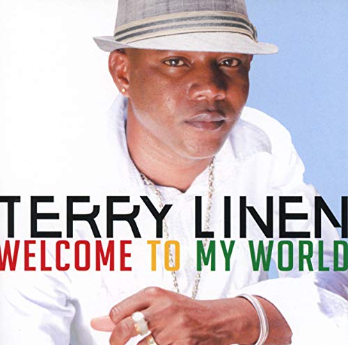 CD cover for Terry Linen’s “Welcome To My World” featuring a portrait.