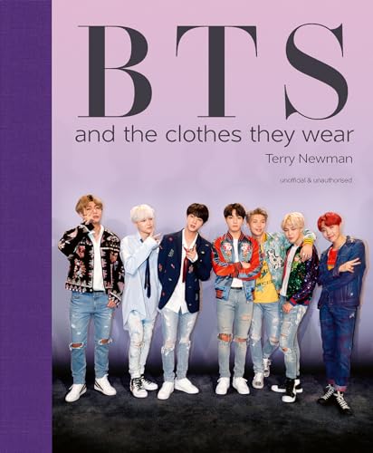 Book cover featuring BTS, a seven-member South Korean boy band.