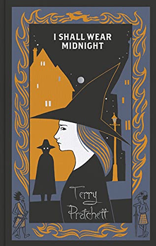 Book cover: woman in a witch’s hat, silhouetted figures, orange and blue tones.