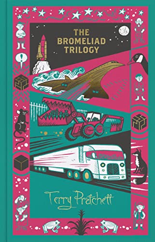 Book cover with illustrations of a truck, rocket, and duck.