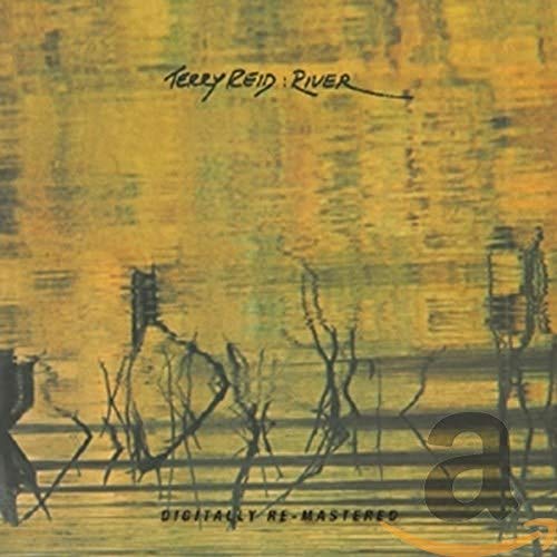 CD cover for Terry Reid’s “River” with abstract golden water and branches.