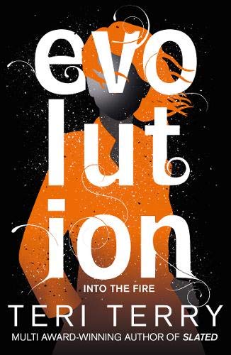 Book cover featuring a silhouette of a person against an orange and black background.