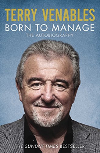 Book cover featuring a portrait of Terry Venables, autobiography.