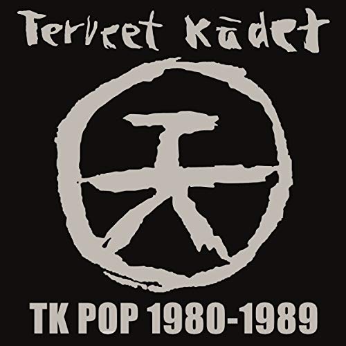 CD cover for Terveet Kadet’s “Tk- Pop 1980-1989” with a peace sign.