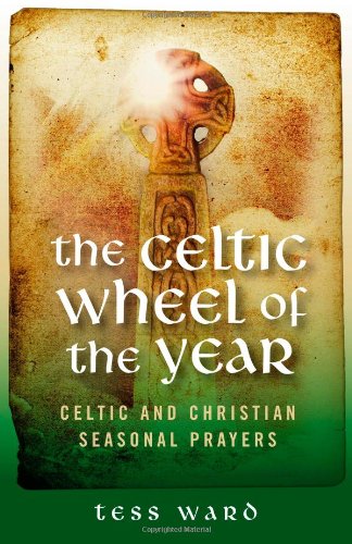 Book cover with Celtic cross and title "The Celtic Wheel of the Year.