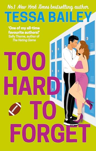 Book cover: couple embracing in front of lockers, football nearby.