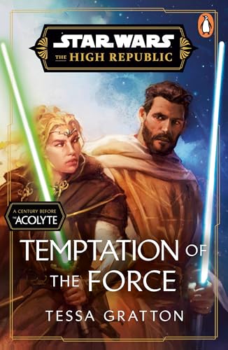 Book cover featuring two Jedi wielding lightsabers against a dark, starry background.