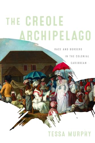 Book cover depicting a colonial Caribbean scene with people and buildings.