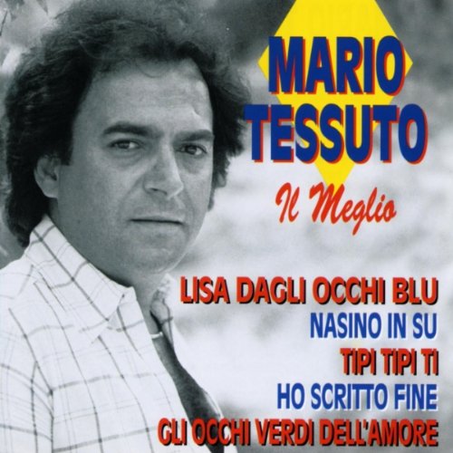 CD cover featuring portrait of Mario Tessuto with bold red and yellow text.