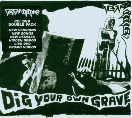 CD/DVD pack cover with graveyard imagery and skeletal figures.
