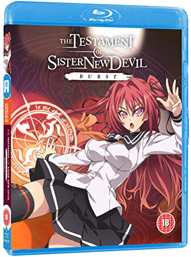 Blu-ray cover featuring anime girl with red hair and magical circle.