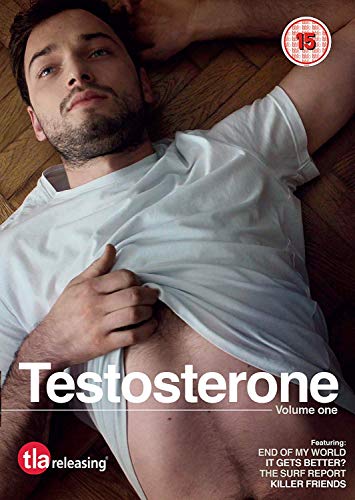 DVD cover: close-up of a young man in a white t-shirt.