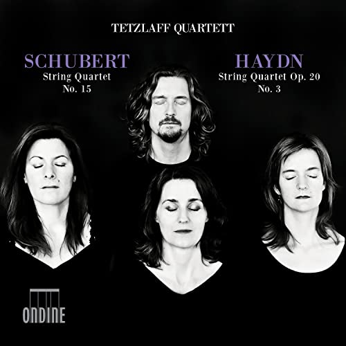 CD cover featuring the Tetzlaff Quartet, a string quartet portrait.