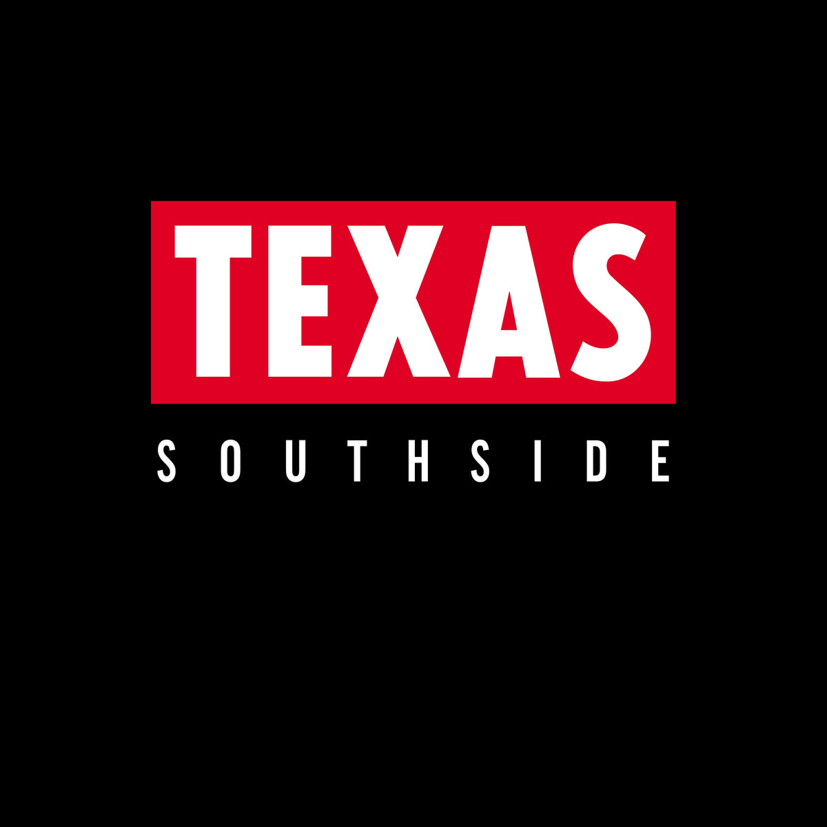 Texas - Southside" album art with red rectangle and white text.