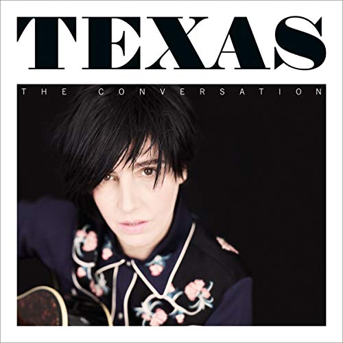 Album cover for Texas’ “The Conversation” featuring a portrait of a man.