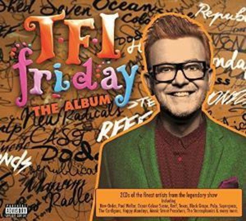 CD cover for “TFI Friday - The Album” featuring Chris Evans.