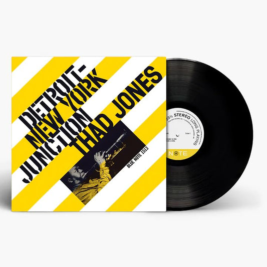 Vinyl record of Thad Jones’ “Detroit - New York Junction” album, yellow cover.