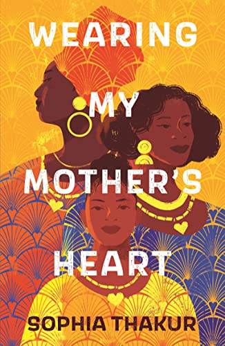 Book cover with illustrated portraits of three women, golden accents.