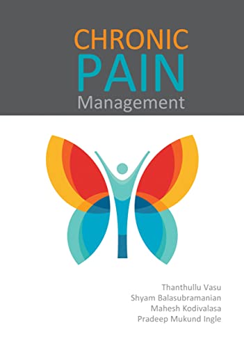 Book cover: "Chronic Pain Management" with a butterfly illustration.