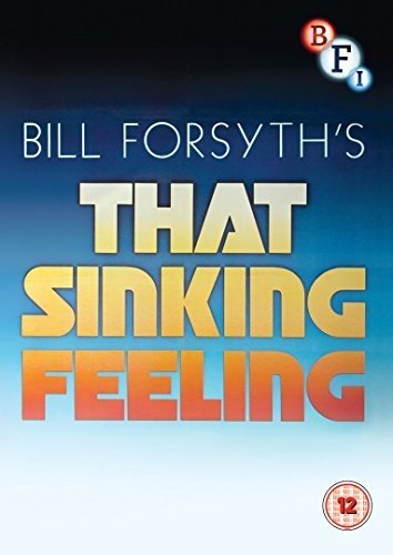 DVD cover for "That Sinking Feeling" with gradient background and bold title text.