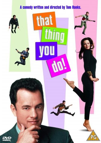 DVD cover for That Thing You Do! featuring Tom Hanks and the movie cast.