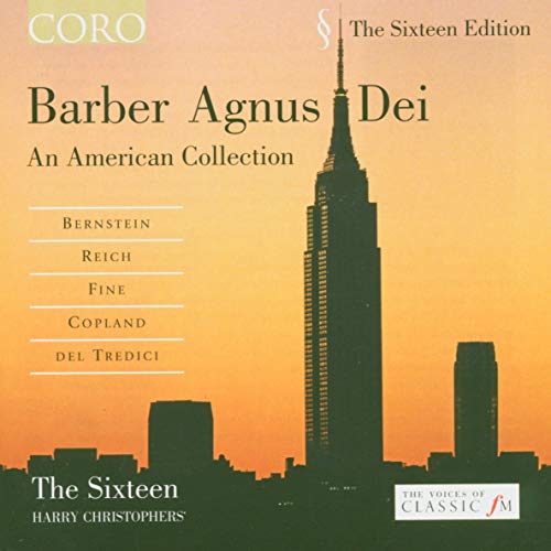 CD cover for "The 16christophers - An American Collection" with a skyline.