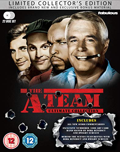 Blu-ray cover for "The A-Team" featuring the four main actors’ faces.