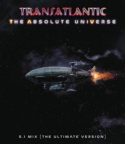 Blu-ray cover featuring a steampunk airship flying through a starry nebula.