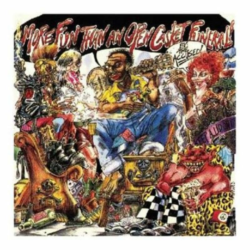 CD cover art: cartoonish, chaotic scene of musicians and figures.
