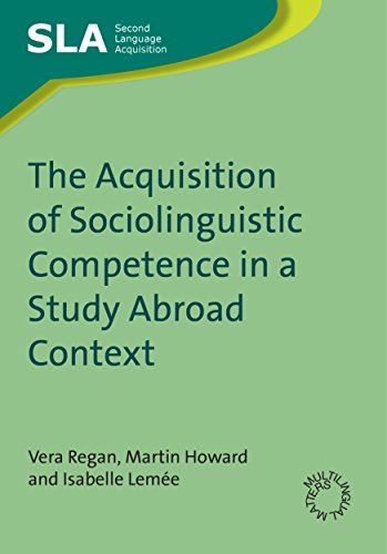 Book cover with green and yellow design, title: "The Acquisition of Sociolinguistic Competence.