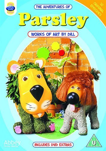 DVD cover featuring two puppet animal characters, Parsley and Dill.