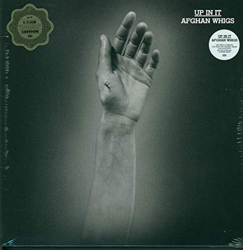 Afghan Whigs “Up In It” vinyl record cover with a hand image.