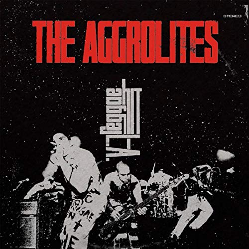 The Aggrolites album cover, band performing in black and white.