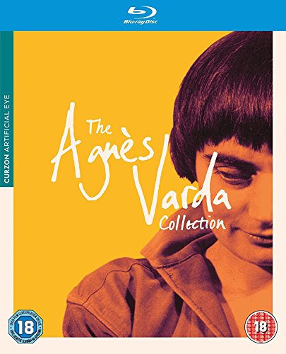 Blu-ray cover for "The Agnès Varda Collection" featuring a portrait of a young person.