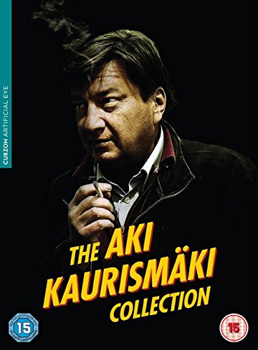 DVD cover featuring a man smoking, text “The Aki Kaurismaki Collection”.