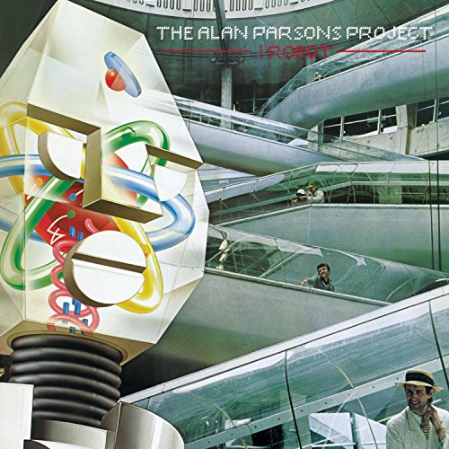 Album cover for "I Robot" by The Alan Parsons Project, featuring escalators.