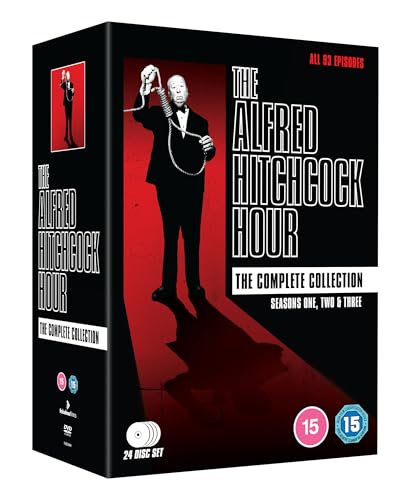 The Alfred Hitchcock Hour complete DVD box set featuring Hitchcock holding a noose.