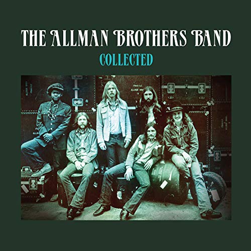 The Allman Brothers Band "Collected" vinyl album cover with band portrait.
