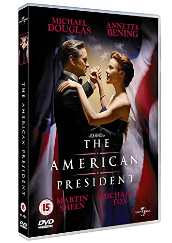 DVD cover for "The American President" featuring a couple dancing.