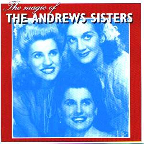 CD cover featuring a portrait of The Andrews Sisters in blue tones.