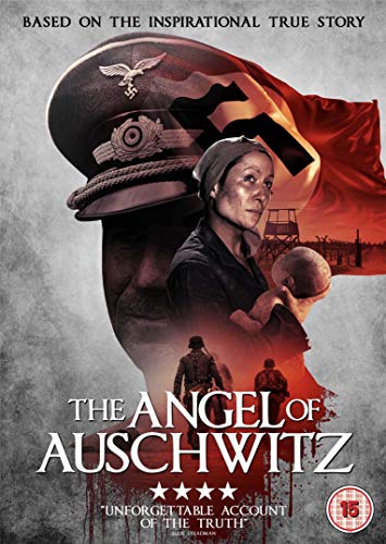 DVD cover for "The Angel of Auschwitz" featuring a woman and Nazi imagery.