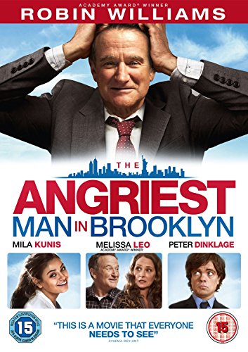 DVD cover for "The Angriest Man In Brooklyn" starring Robin Williams.
