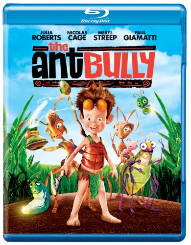 Blu-ray cover art for The Ant Bully featuring a boy surrounded by animated ants.